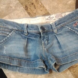 Hollister Light Blue Denim Shorts